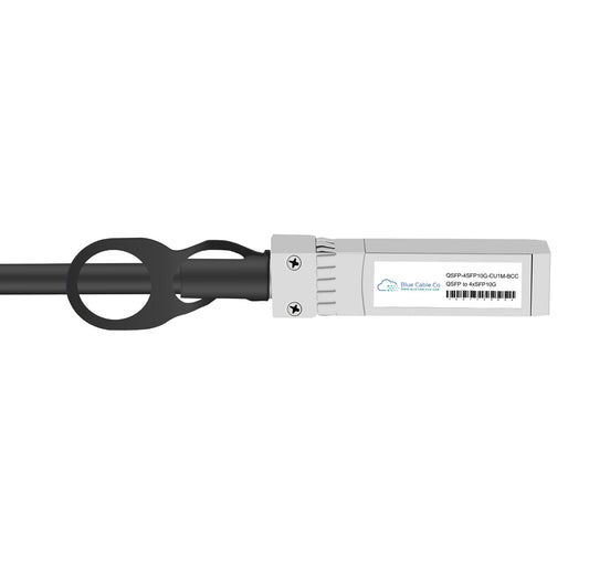 QFX-QSFP-DACBO-xM-BCC | Juniper Compatible 40GB QSFP to 4 x 10GB SFP+ Direct Attach Breakout Cable | 1M to 3M