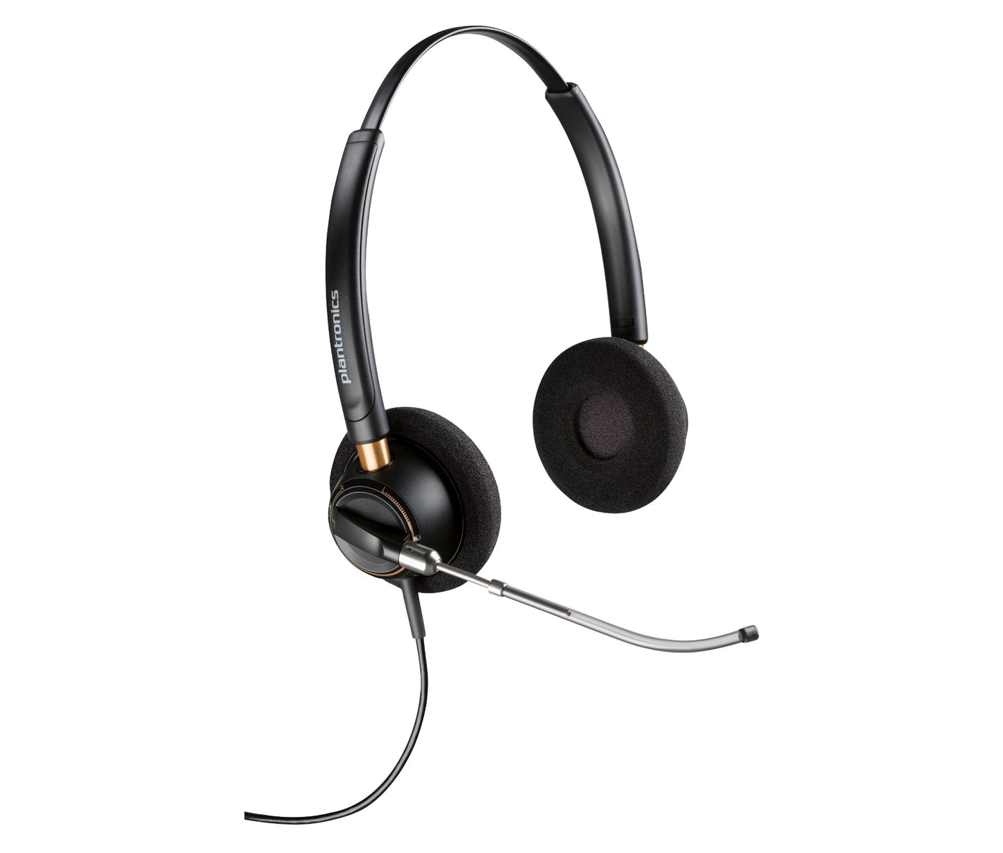Poly 783P9AA | EncorePro 520V Binaural Headset, VoiceTube, Quick Disconnect
