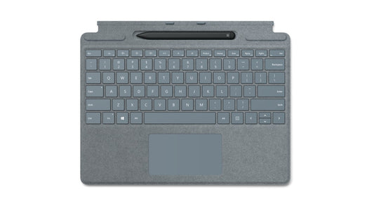 Microsoft 26B-00055 | Surface Pro X Signature Keyboard Cover with Slim Pen, Ice Blue