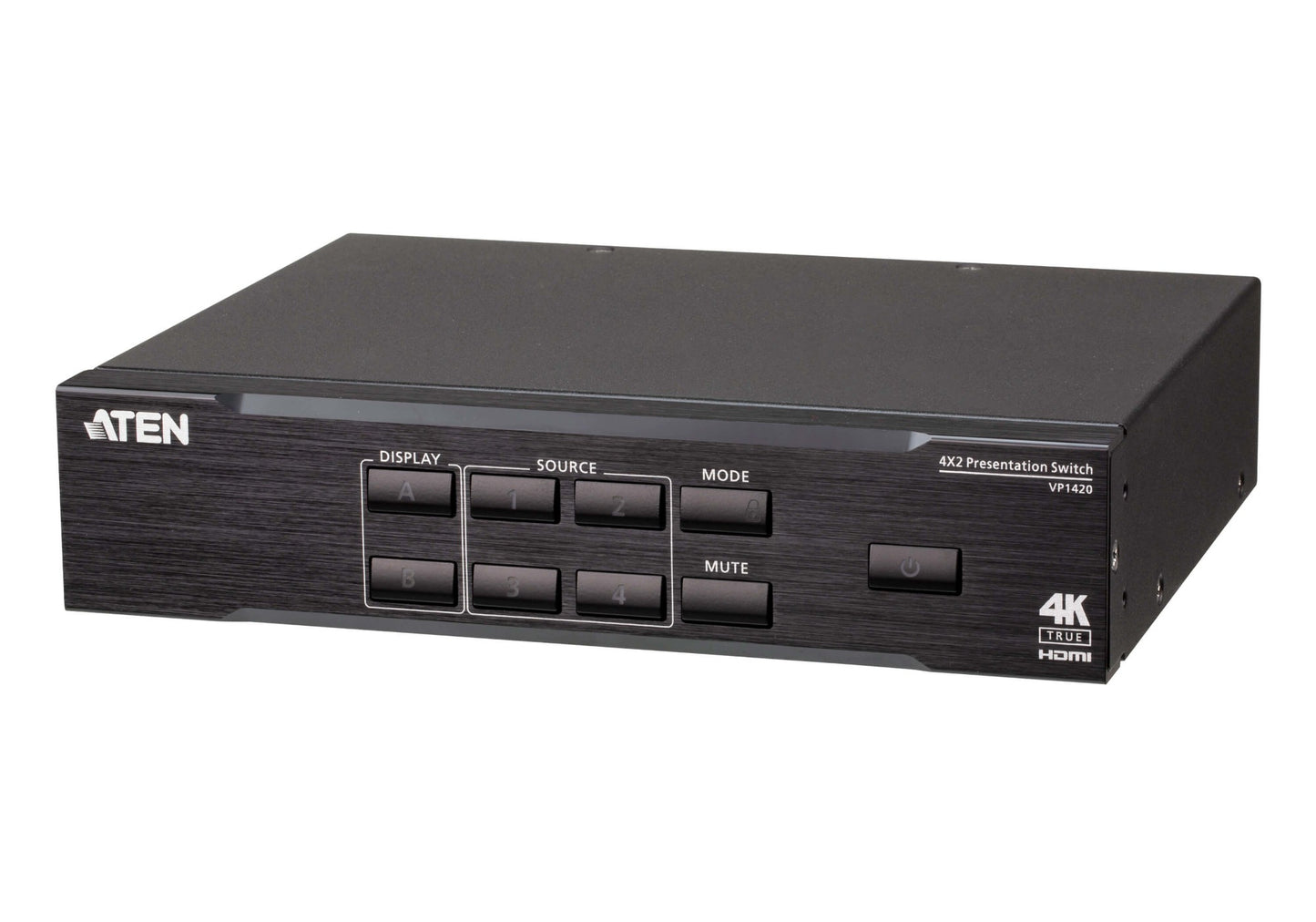 ATEN VP1420-AT-U | VP1420 4x2 4K Presentation Matrix Switch - 4 x HDMI/VGA In, 2 x HDMI Out