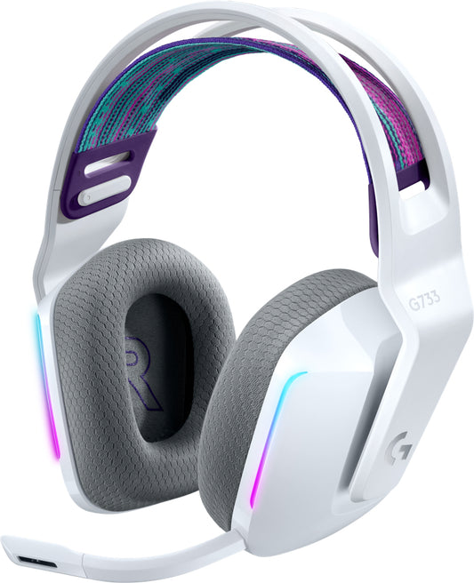 Logitech 981-000886 | G Series, G733 Wireless Headset, LIGHTSPEED, 20m Range, 29h Battery