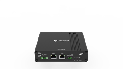 Black Robustel R5020L-A-5G Lite router with Ethernet ports