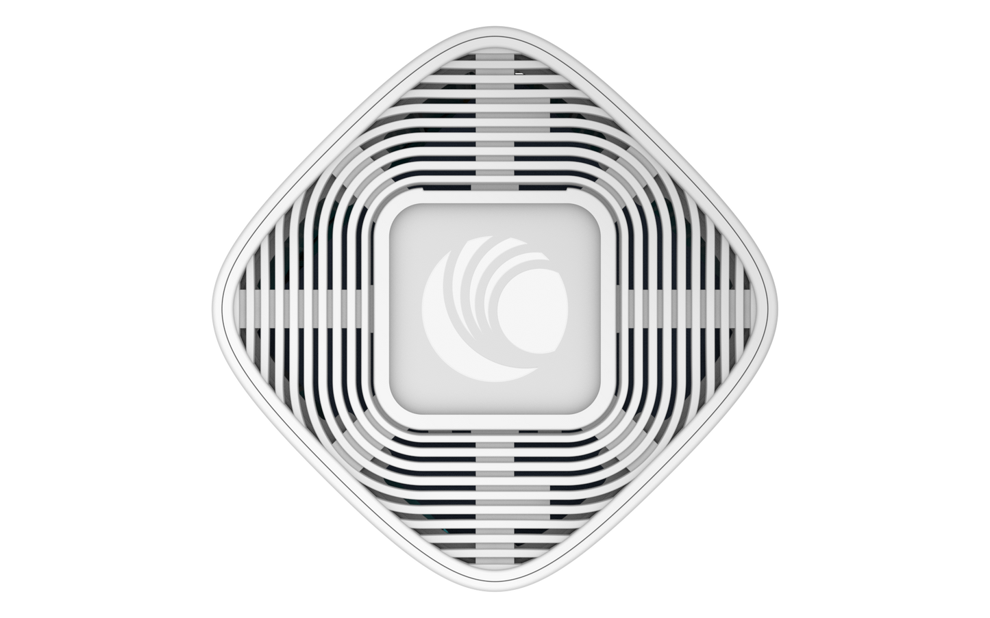 White Cambium Networks RV22 Wi-Fi 6 router with diamond air vents