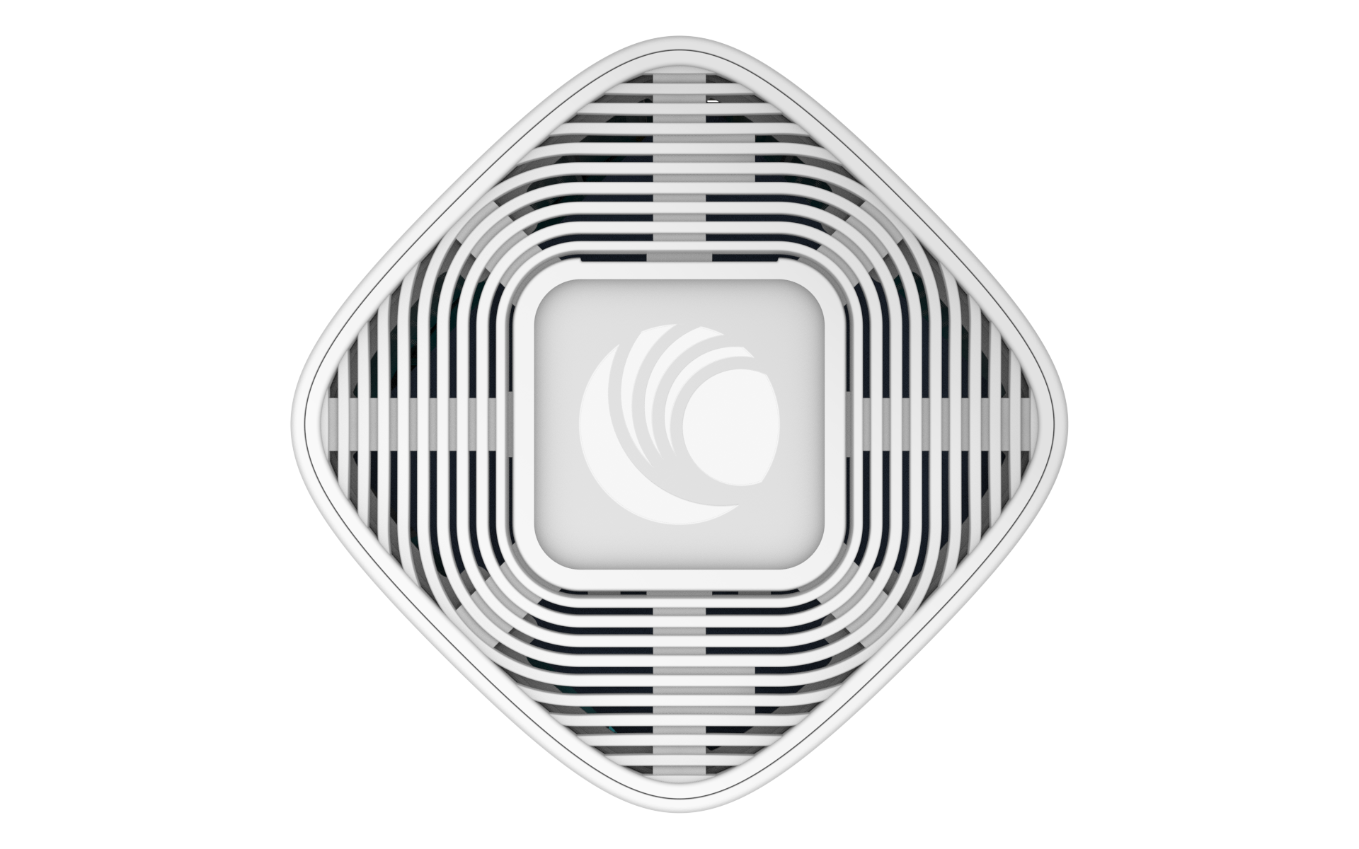 White Cambium Networks RV22 Wi-Fi 6 router with diamond air vents