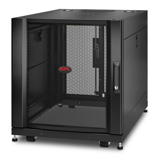 APC AR3003 | NetShelter SX 12U Server Rack Enclosure, 658H x 600W x 900D mm, Black