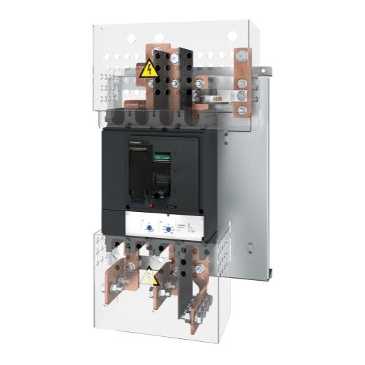 Black siemens electrical circuit breaker with copper terminals and transparent casing for apc easy ups 3m battery kit