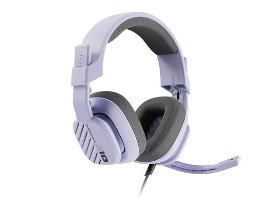 Logitech 939-002079 | ASTRO A10 Wired Gaming Headset, Lilac, High-Fidelity Audio