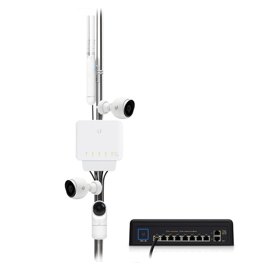 Ubiquiti USW-FLEX-3 | UniFi Switch Flex 3-Pack, Managed L2, 5 x 1GbE Ports, PoE, AU Plug