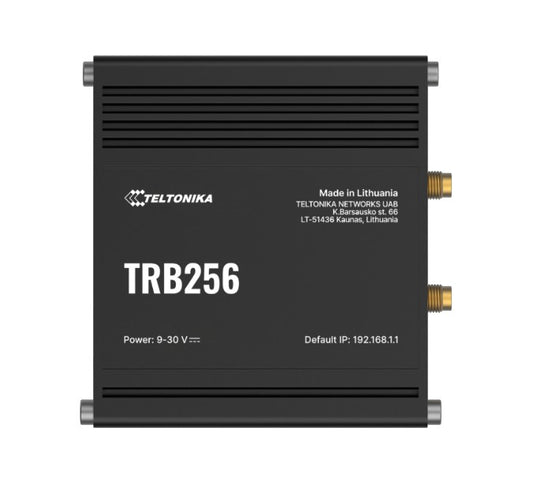 Teltonika TRB256000200 | TRB256 Industrial IoT Gateway, 4G/LTE, Dual SIM, 450 MHz BAND, Auto-Failover