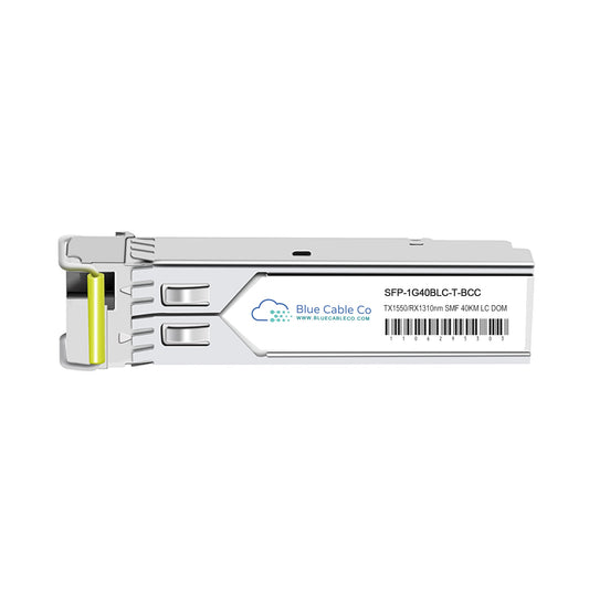 Moxa SFP-1G40BLC-T | WDM BiDi SFP Module 1000BaseSFP LC Port 40km TX 1550nm RX 1310nm -40 to 85°C Gigabit Ethernet