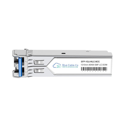Moxa SFP-1GLHXLC | 1-Port 1000BaseLHX Gigabit Ethernet SFP Module, LC Connector, 40 km Range, 0-60°C Operating Temp