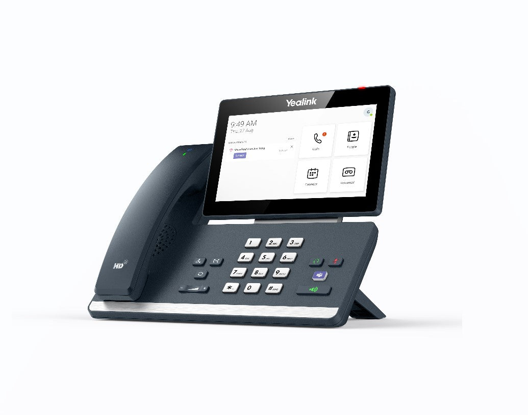 Yealink Teams-MP58-WH E2 | MP58 Android 13 Phone, Teams & Skype Compatible, 7" Touch Screen, HD Audio, Bluetooth, WiFi