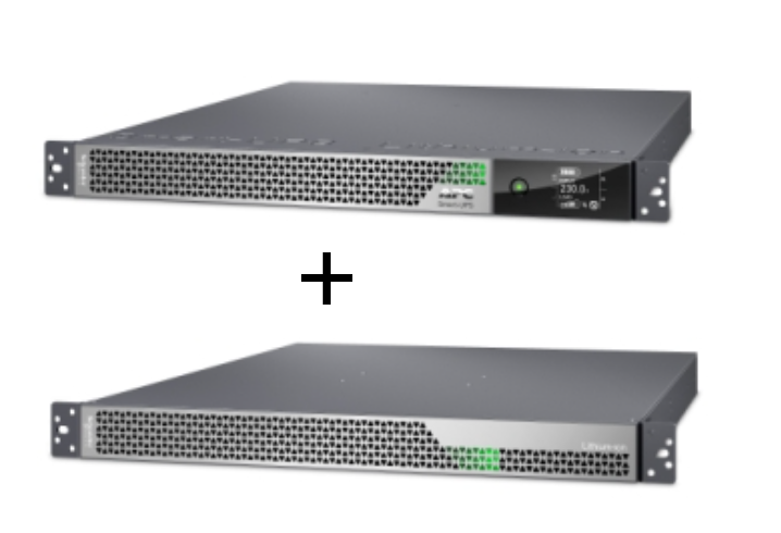 APC SRTL3KRM1UINC-EBM 3000VA UPS rack with temp display