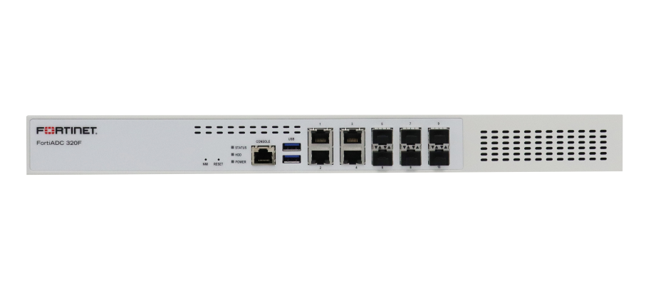 Fortinet FortiADC-350F rear with Ethernet USB ports 128GB SSD