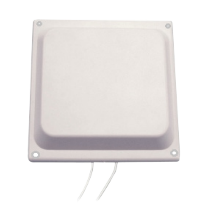 Fortinet FANT-02ACAX-0505-D-N white Wi-Fi directional sector antenna back view