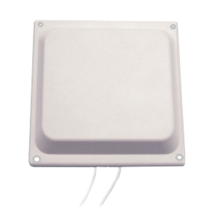 Fortinet FANT-02ACAX-0505-D-N white Wi-Fi directional sector antenna back view