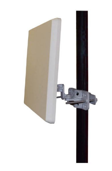 Fortinet FANT-04ABGN-1414-P-N beige 14dBi Wi-Fi patch antenna on pole