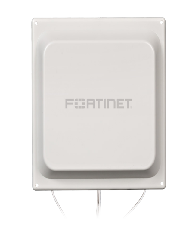 White Fortinet FANT-04ACAX-0505-D Wi-Fi directional sector antenna