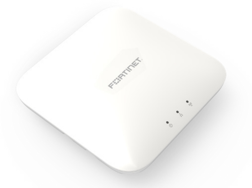 Fortinet FAP-241K-N Wi-Fi 6E tri-band indoor AP white plastic with lights