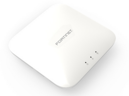 Fortinet FAP-241K-N Wi-Fi 6E tri-band indoor AP white plastic with lights