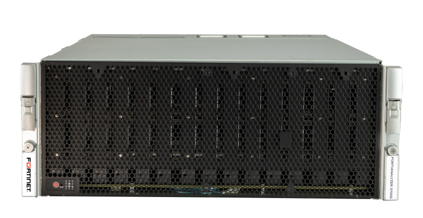 Fortinet FMG-3700G silver rack-mount server with black front panel