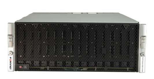 Fortinet FMG-3700G silver rack-mount server with black front panel