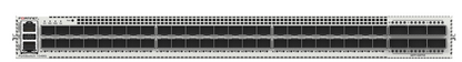 Fortinet FortiSwitch-1048G rear gray metal rack with ports and vents