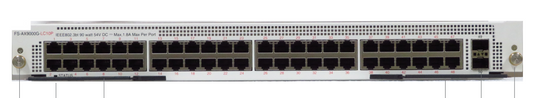 Fortinet FS-AX9000G-LC10P | FS-AX9000G Line Card, 48 x 1/2.5/5/10GbE PoE++ + 2 x 10Gb SFP+, Hot-swappable