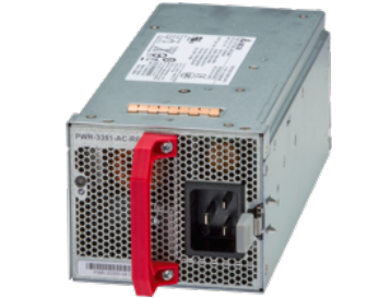 Arista FAN-752M-RED 750 Series fan module with silver power supply, red handle