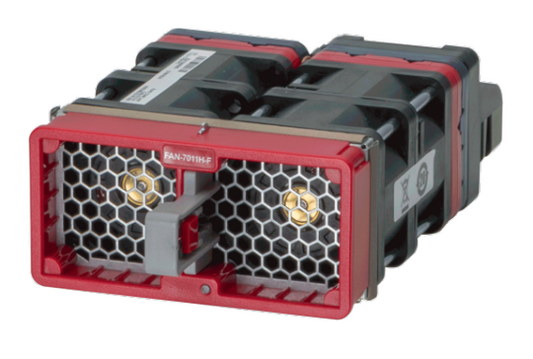 Arista FAN-7011M-F red black fan module with honeycomb grille