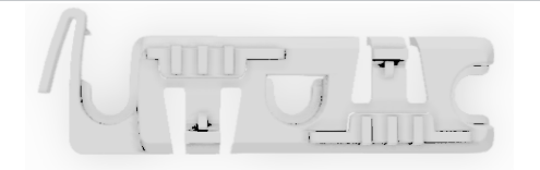 Silver mutac logo on Arista OEM-MNT-AP-15MM AP mount kit for T-Grid rails