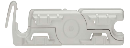 White plastic car door handle cover with grip and latch for Arista OEM-MNT-AP-INTSIL