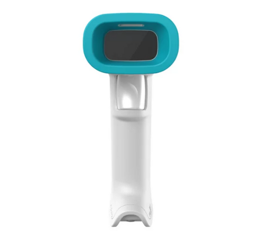 Honeywell Xenon Ultra 1960HHD-5-R HD barcode scanner with teal cover