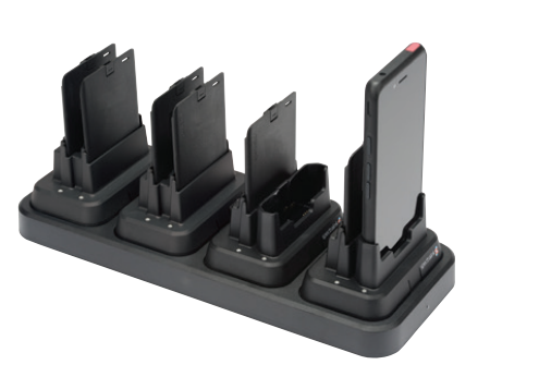 Spectralink Versity 95/96/97 4-slot black plastic multi-charger with phone