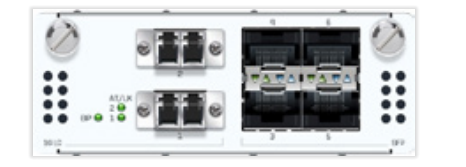 Sophos XSBZTCHF6 network switch module with 2 GbE fiber ports and 4 SFP ports