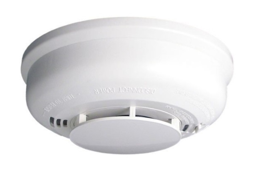 Honeywell System Sensor 4-wire photo smoke alarm, white circular design