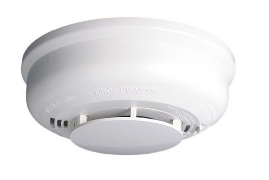 Honeywell System Sensor 4-wire photo smoke alarm, white circular design