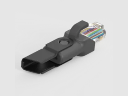 Logitech 952-000154 MIC POD DONGLE black RJ45 connector with visible wires