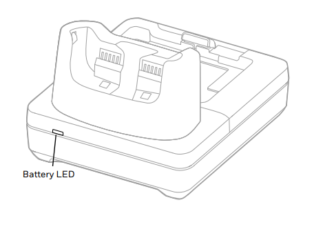 Honeywell CT60 DisplayBase dual-slot wireless charging base, sleek minimalist design