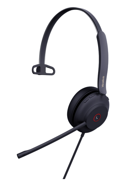 Yealink UH37-M-UC-C/A UC mono headset with noise-cancelling mic, USB-C