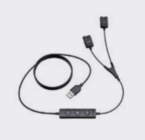 Yealink USB/QD-TC-10ps YHS trainer cable 10 pack black USB charging cable