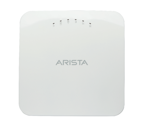 Arista OEM-AP-C250 white WiFi 6 AP switch with 5 indicator lights