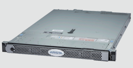 Arista DCA-200-VEOS 1U vEOS appliance with gray chassis and perforated panel