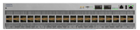 Arista DCS-7280DR3A-36-DC-F 36-port gray metal data center switch
