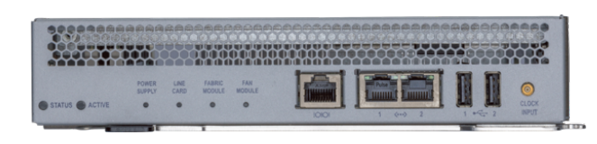 Arista DCS-7300-SUP2-D supervisor module rear with ethernet ports and USB