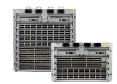 Arista DCS-7504E-BND chassis bundle with silver rack-mount switches