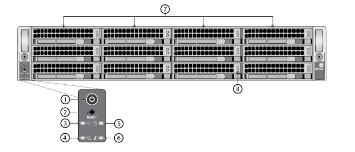 Palo Alto PAN-M-700 black server rack with drive bays, lights, 16TB storage