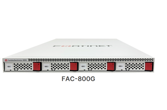 Fortinet FAC-800G | FortiAuthenticator 800G Appliance, 8000 Users, 4x GE