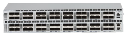 Arista DCS-7250QX-64-R silver 64xQSFP+ network switch front view