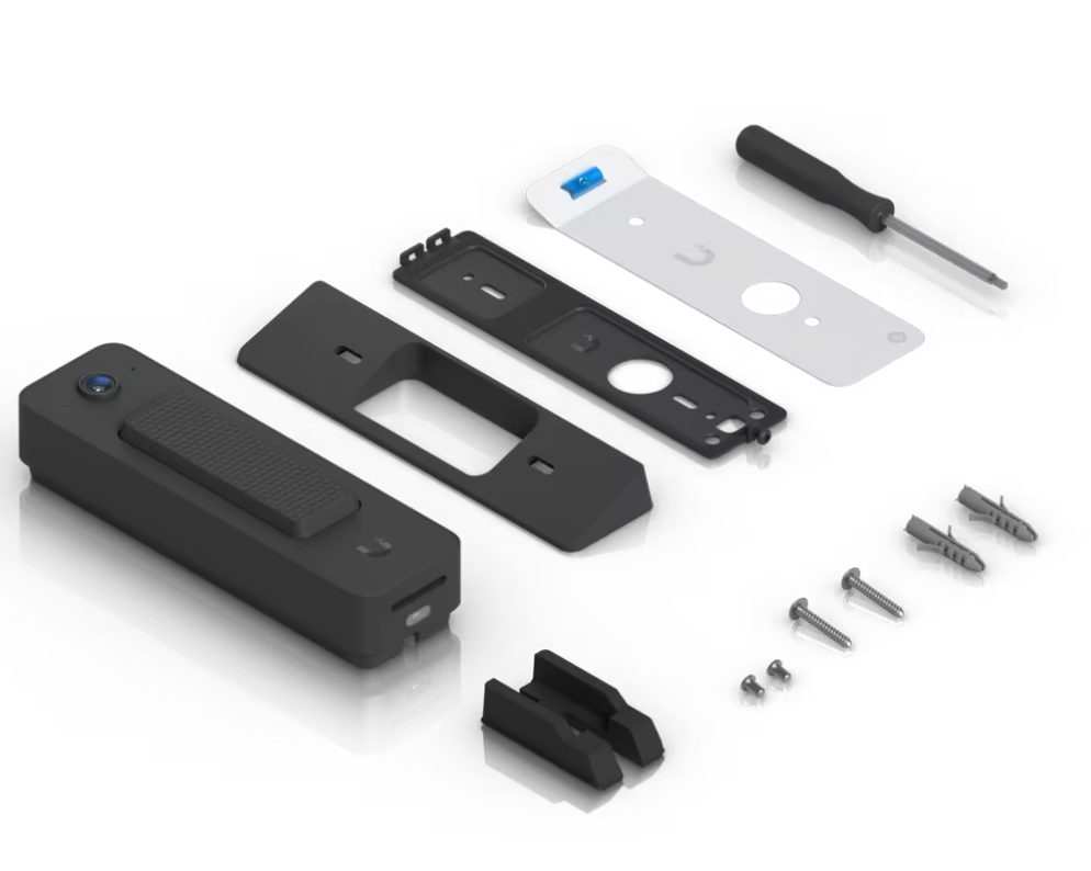 Ubiquiti UVC-Doorbell-B | UniFi Protect Doorbell Lite, PoE Video Doorbell, Two-way Audio (Black)